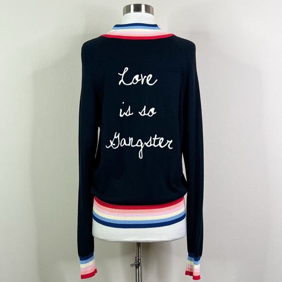 Spiritual Gangster | Madeleine Thompson Love is Gangster Rainbow Zip Up Jacket L - Picture 6 of 8